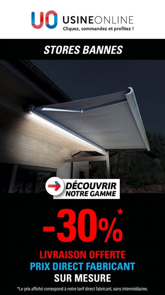 Prix usine - Jusqu'à -30% de réduction !