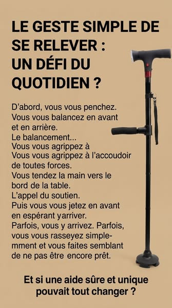 Pas juste une canne. Une solution complète