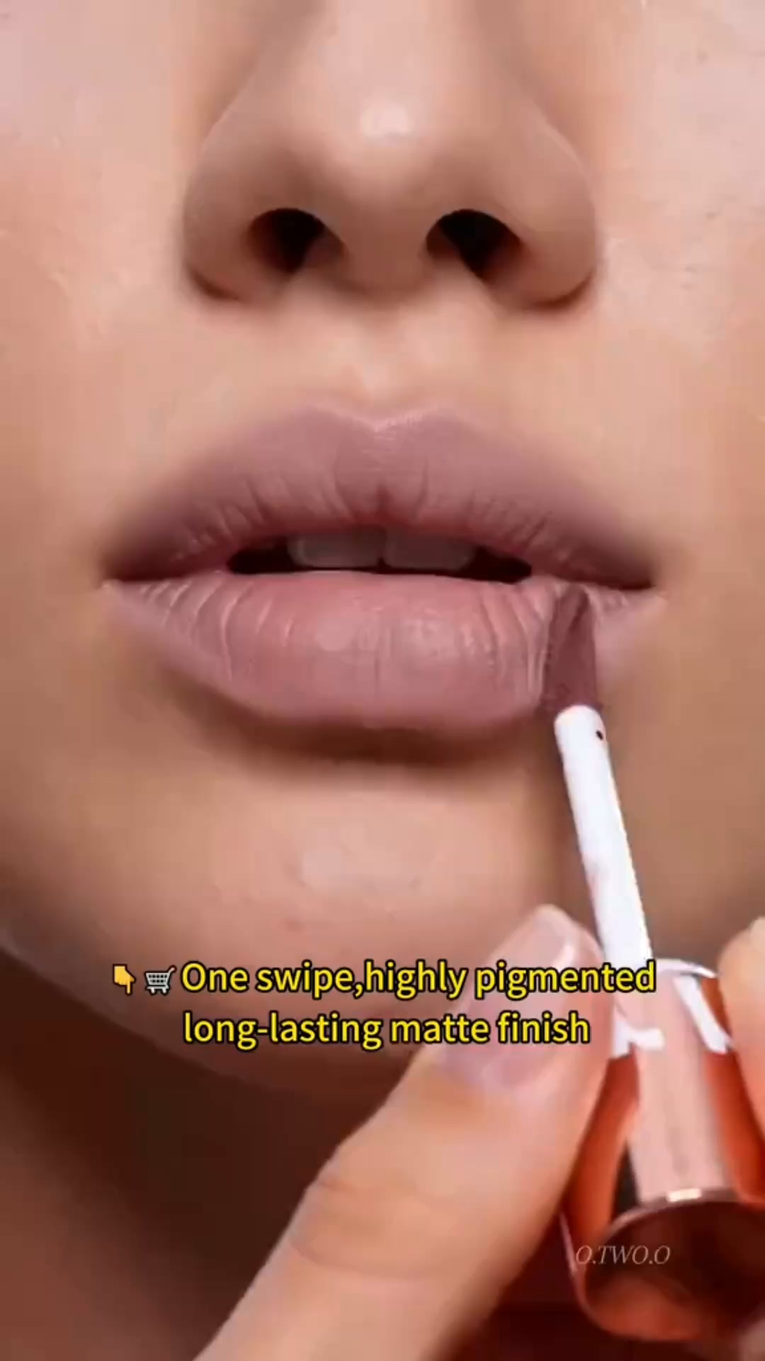 Highly Pigmented Matte Lipstick. One Swipe.
