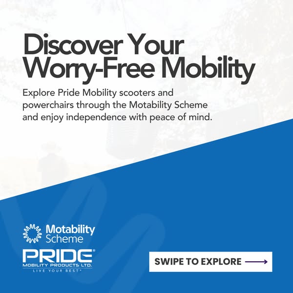 Discover Motability with Pride Mobility