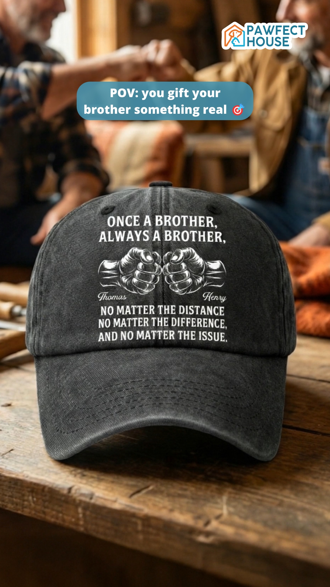 Custom Vintage Washed Denim Baseball Cap