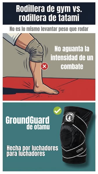 No dejes que una rodilla te frene