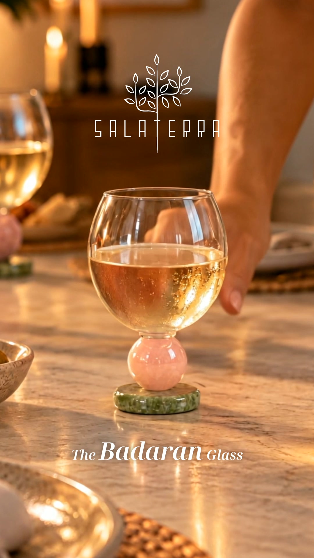 The Badaran glass - Vinia collection.
