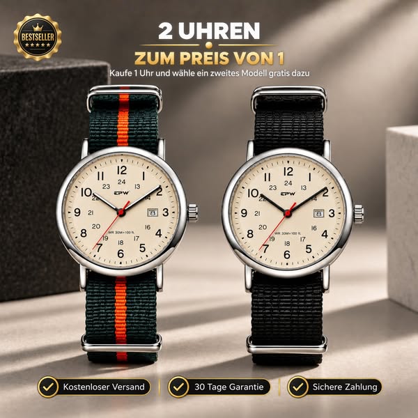 2 Uhren. 1 Preis.