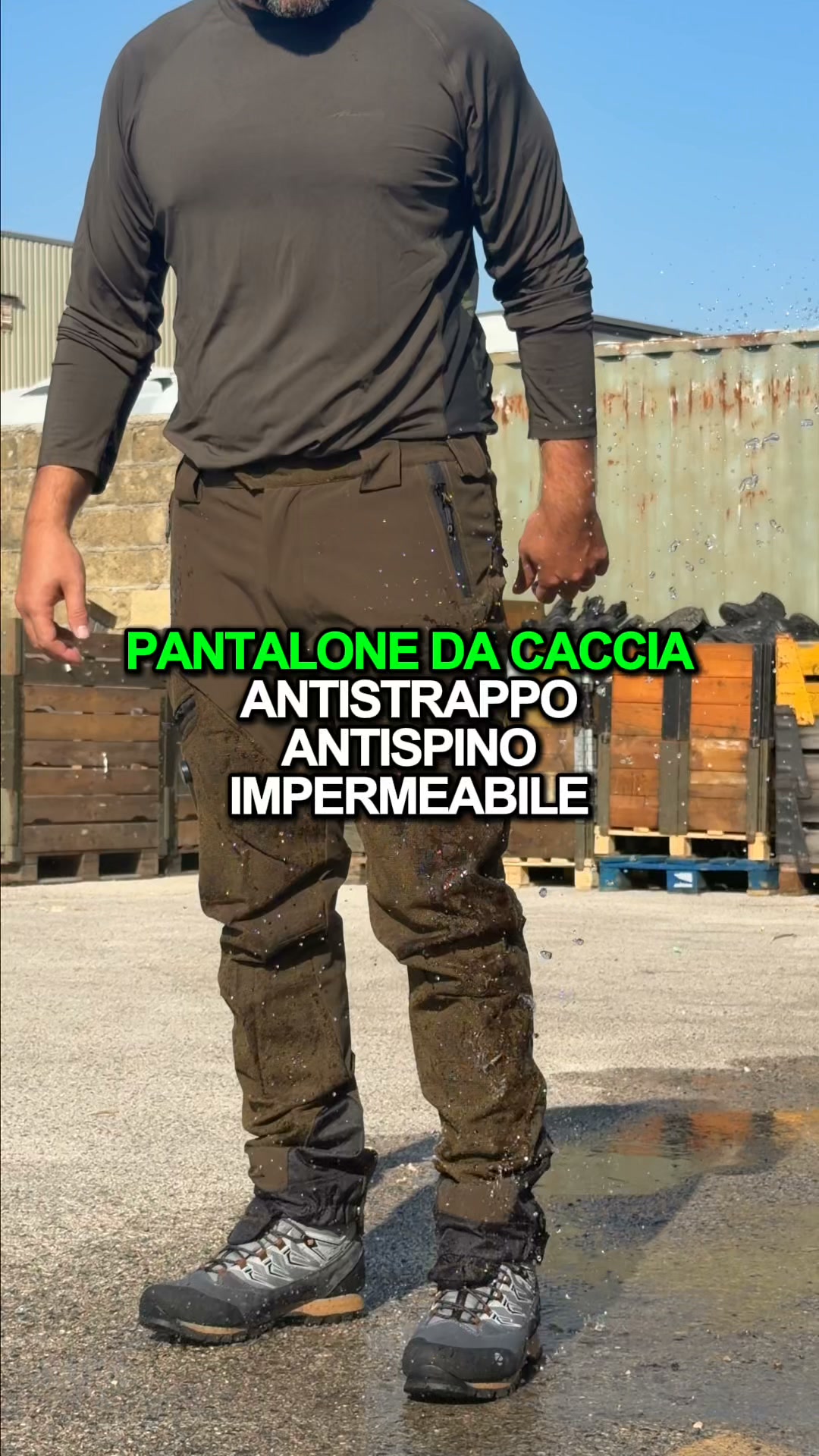 Pantalone da Caccia Impermeabile