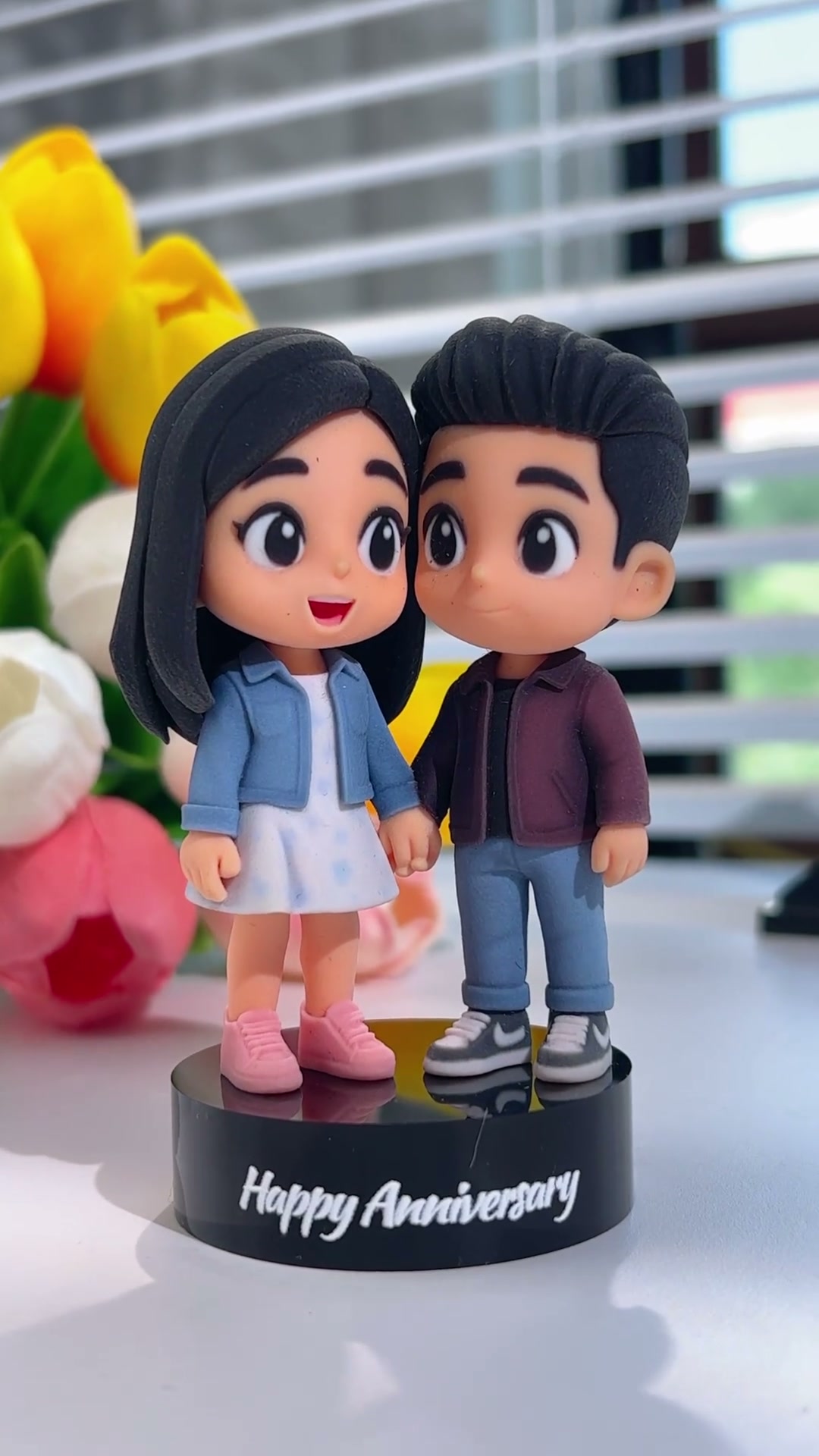 Custom 3D Figure with a Personalized Acrylic Base