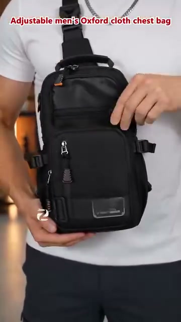 2026 Adjustable Oxford Cloth Casual Chest Bag – Stylish & Durable