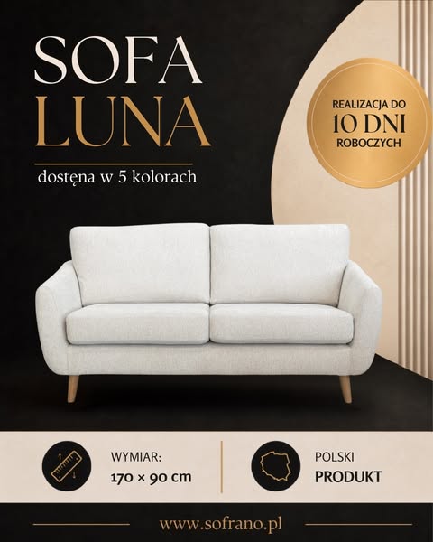 SOFA LUNA – realizacja do 10 dni