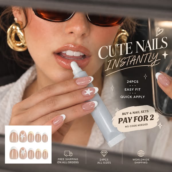 Cute French Nails in Minutes