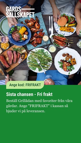Just nu! Beställ med fri frakt