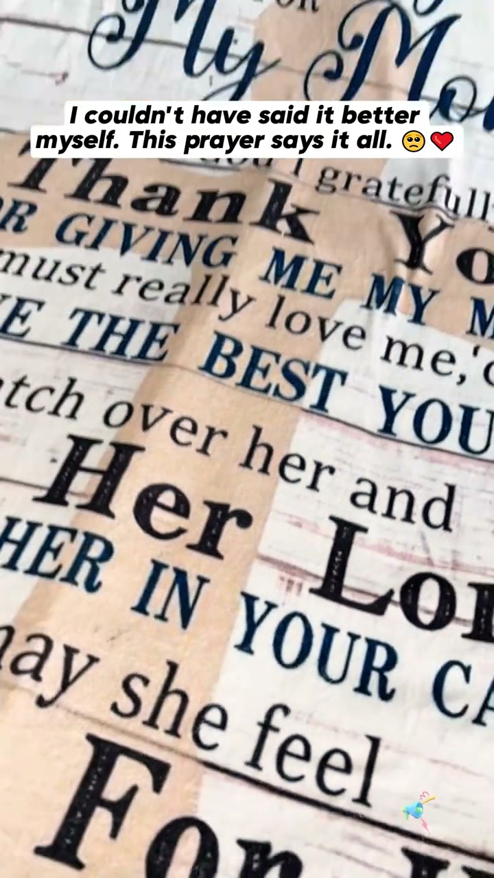 Soft Blanket, Heartfelt Message