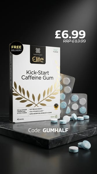 HALF PRICE Caffeine Gum