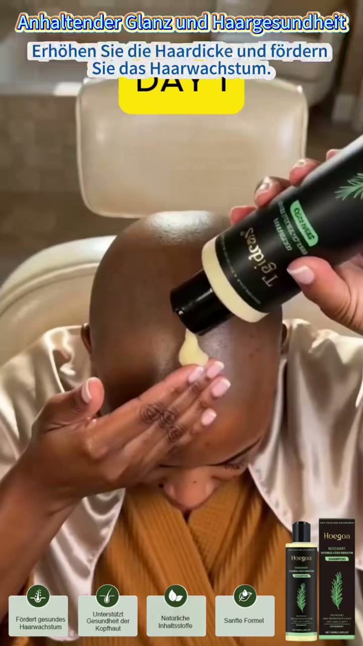 Pflanzenextrakt-Pflegeshampoo – Beste Ergebnisse bei wenig Haar‼