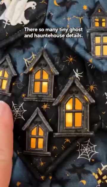Cozy Halloween Fabric Tree Craft Set – Multiple Spooky Cute Designs Available