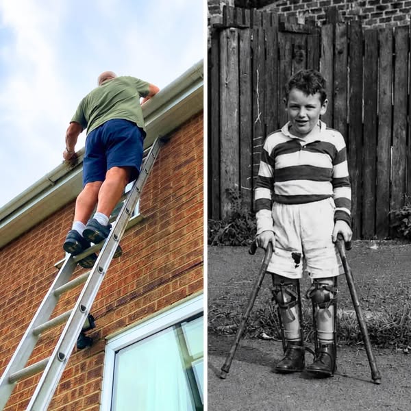 My husband is 95 and still clears the gutters