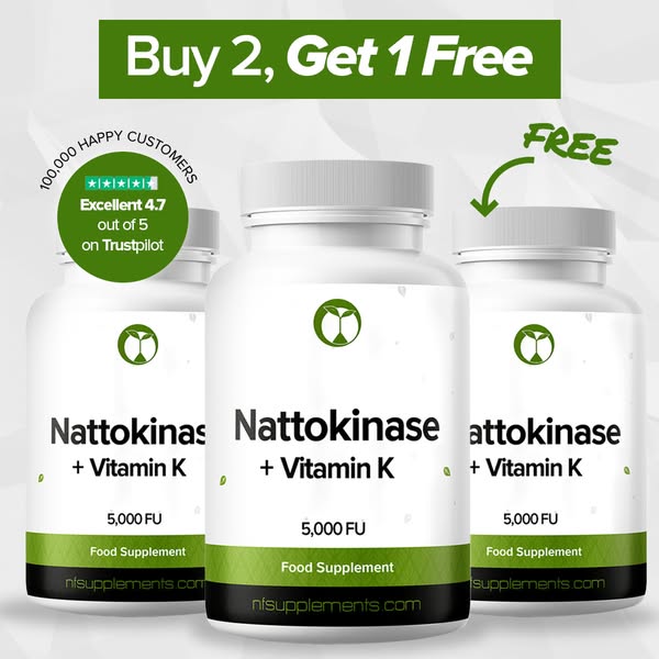 Buy 2 Get 1 Free! Get Nattokinase Today!