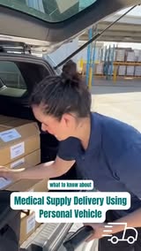 Explore Medical Supply Delivery Guide On Using A Personal Vehicle