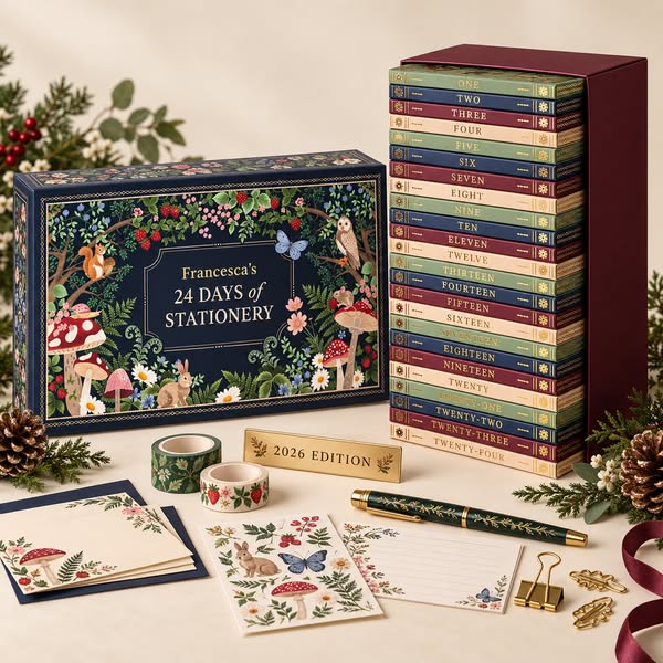 24 Days of Stationery Surprises — Advent Calendar 2026
