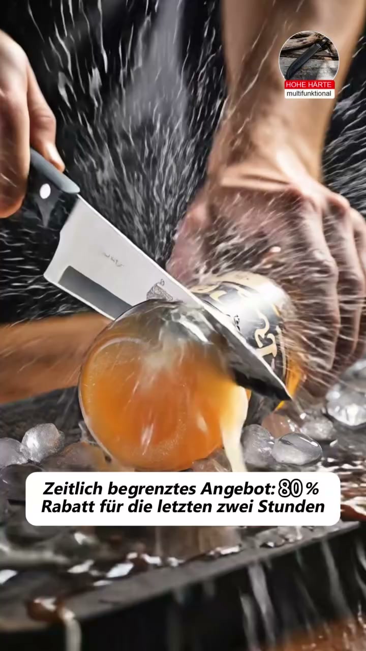 Handgeschmiedet. Rasiermesserscharf. Unkaputtbar.