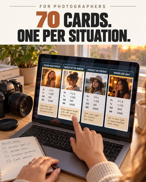 [Download] Portrait Settings Cards