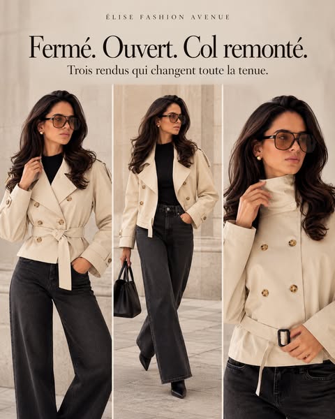 Le trench qui change toute la silhouette