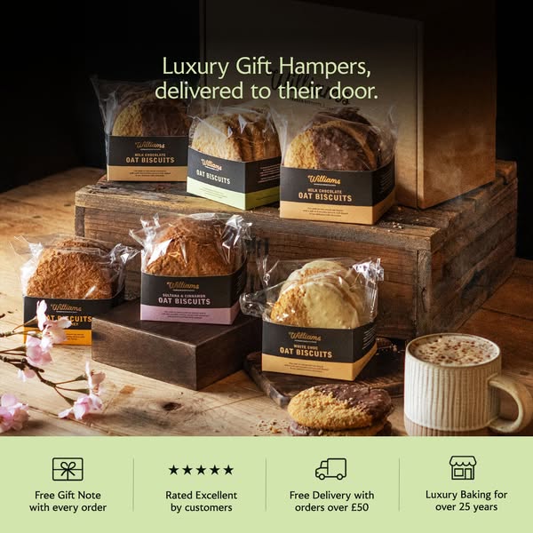 Hamper boxes for biscuit lovers