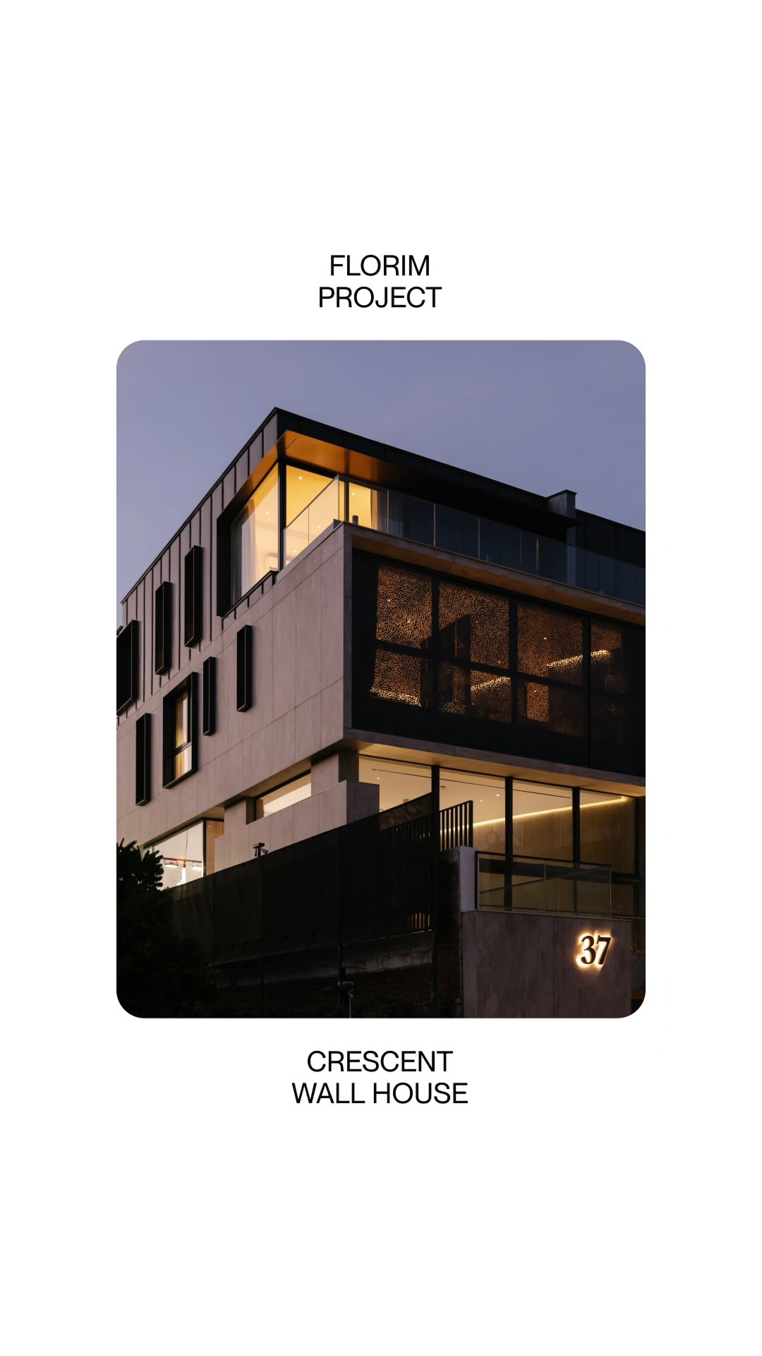 Anúncio de Florim4Architects