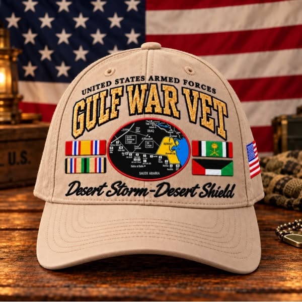 Last Day 49% OFF! - Gulf War Veteran Tribute Cap - KHAKI