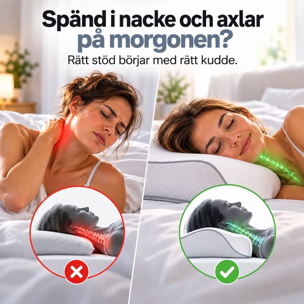 Rätt stöd börjar med rätt kudde