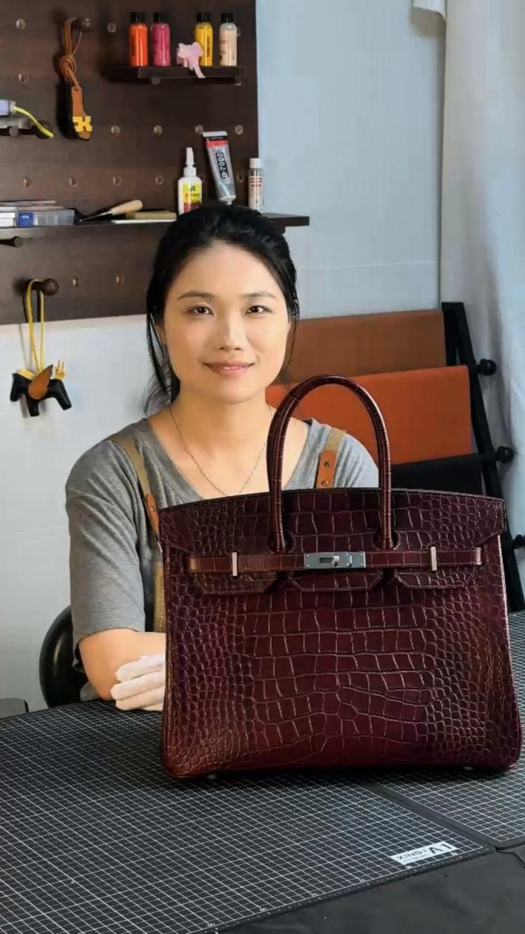 One craftsman. One bag. One hundred hours.