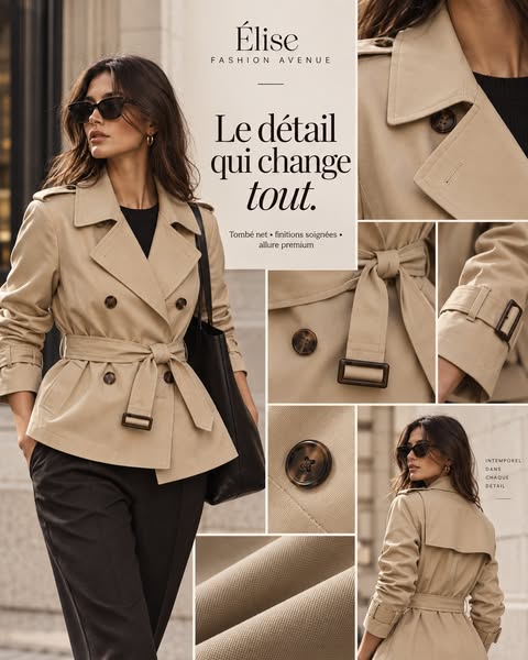 Le trench qui change toute la silhouette