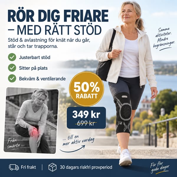 50% RABATT – Prova FlexiBrace™ innan du väljer operation