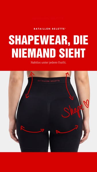 Definierte Silhouette. Null Einschneiden.