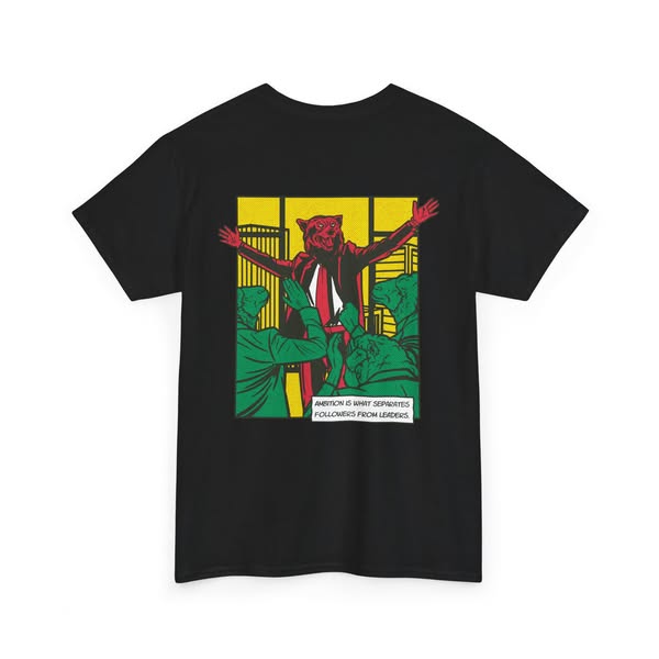 Leader Wolf - T-Shirt Back Print