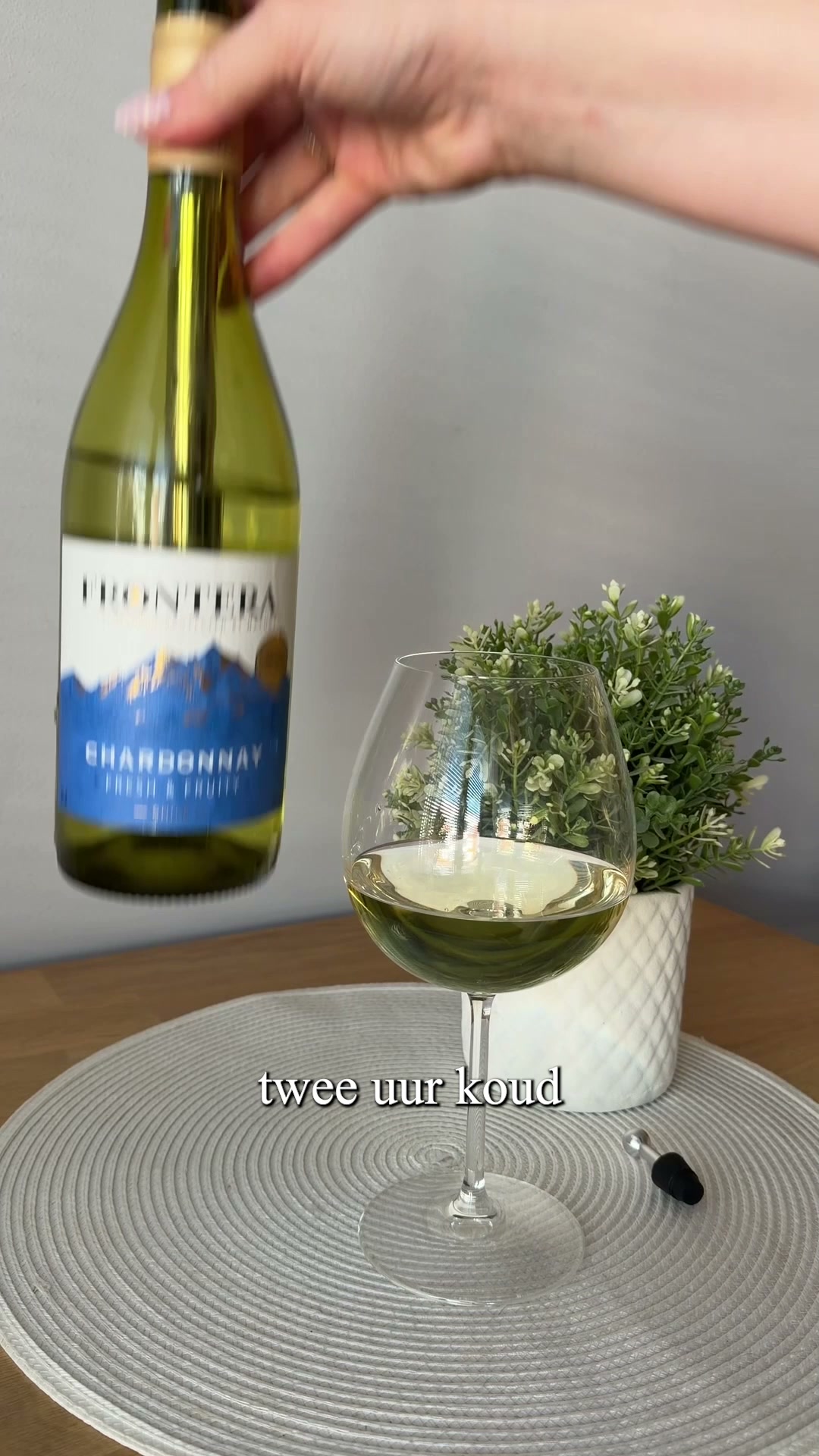 Vanaf nu blijft je wijn altijd perfect koel.