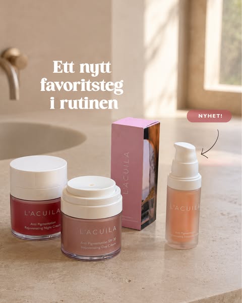 Aktivt serum med pigmenteringar i fokus