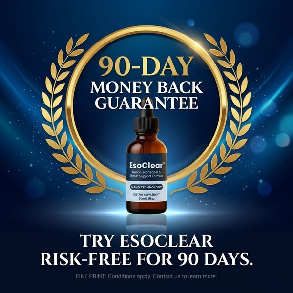 Try EsoClear Risk-Free for 90 Days