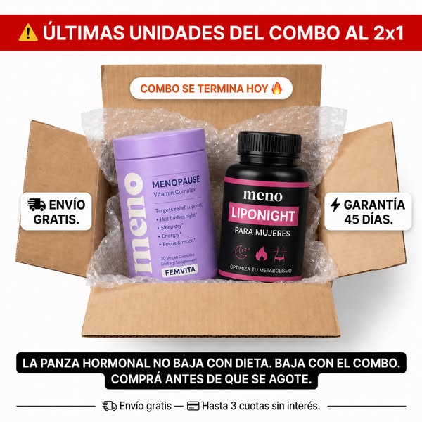 De 73 kg a 65 kg gracias a controlar la menopausia de forma natural.