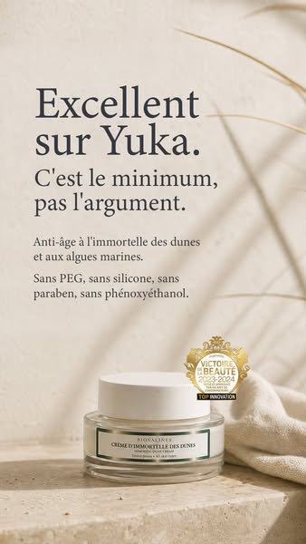 Crème anti-âge à l'immortelle des dunes