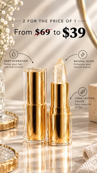 Unlock Your Unique Lip Shade! Buy 1 Get 1 Free