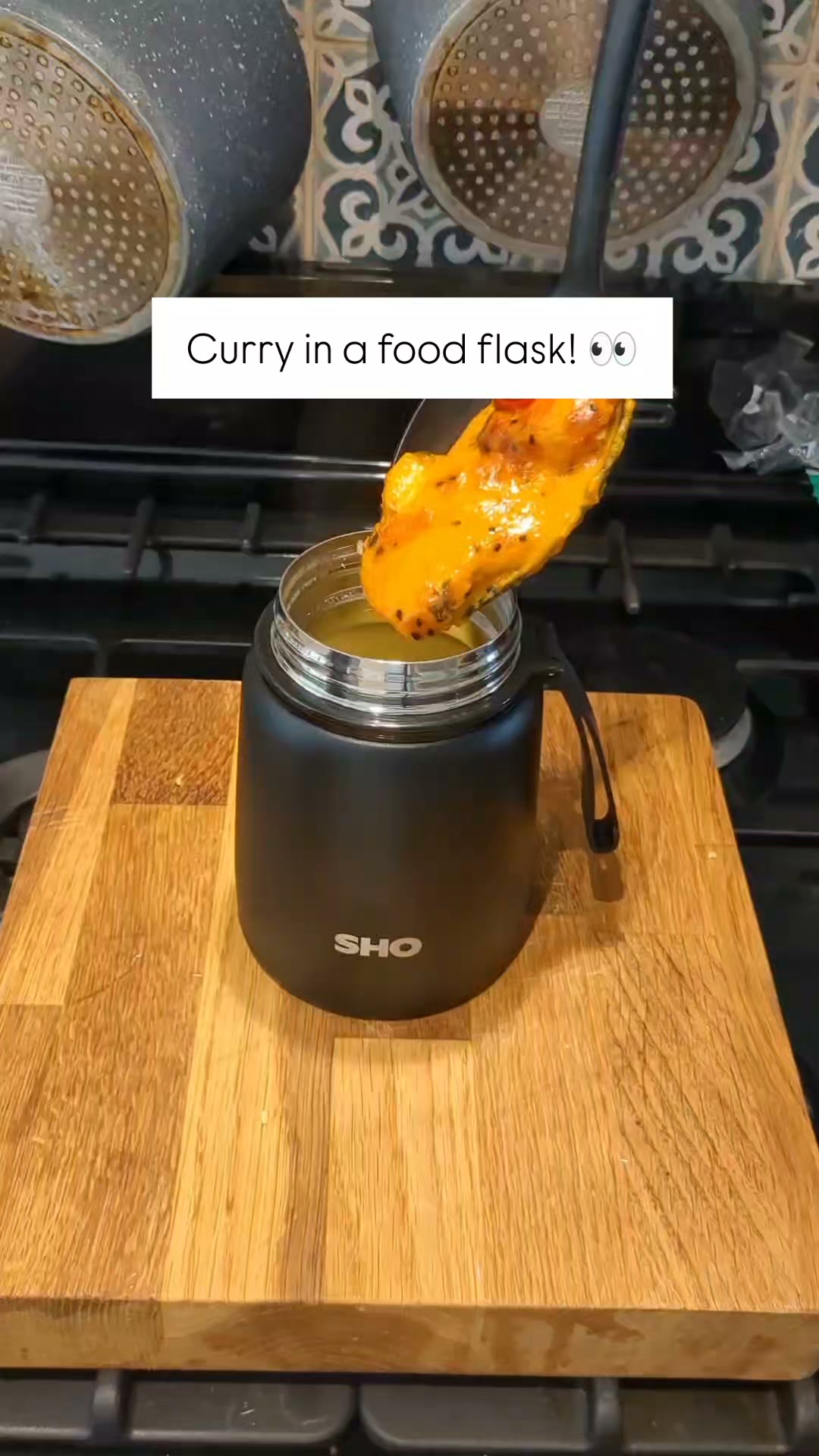 New & Improved SHO Food Flask.