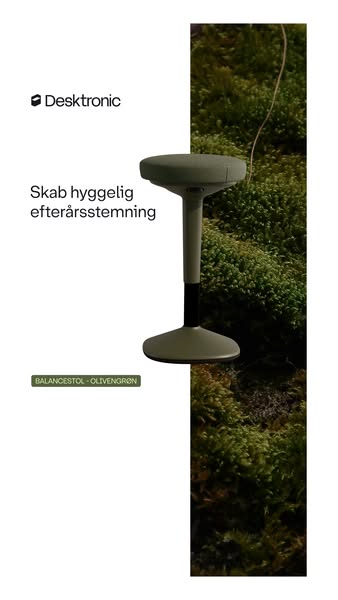 Hyggeligt efterår, bedre skrivebord