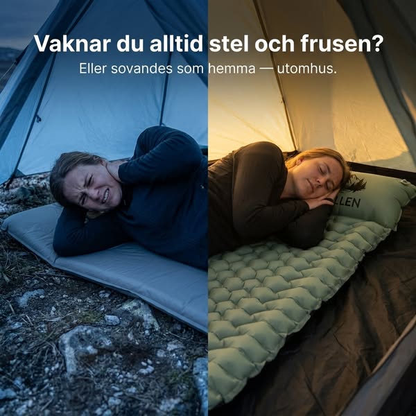 Aldrig mer stel och frusen.