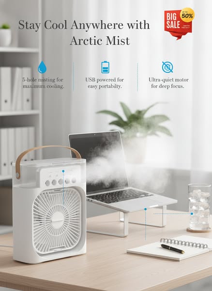 Portable Air Conditioner Fan