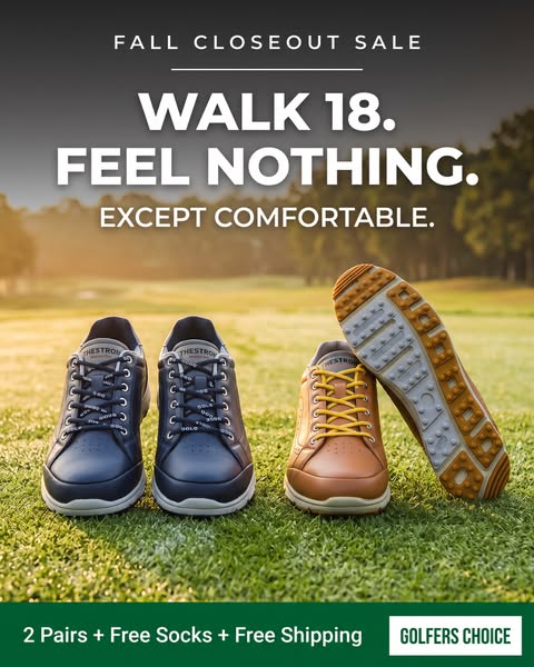 Walk 18 Holes In Absolute Comfort