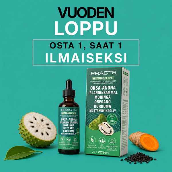 Osta 1, saat 1 kaupan päälle – tutustu PRACTS Graviola -nestetippoihin