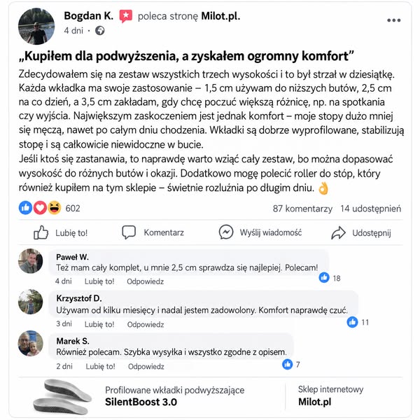 Zestaw trzech wysokości teraz -50%