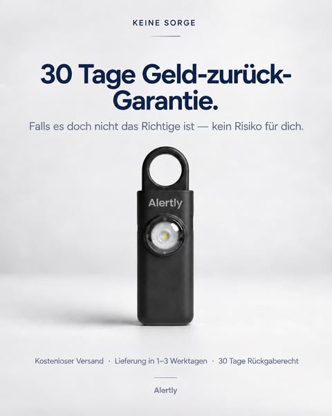 Der Heimweg, der sich sicher anfühlt.