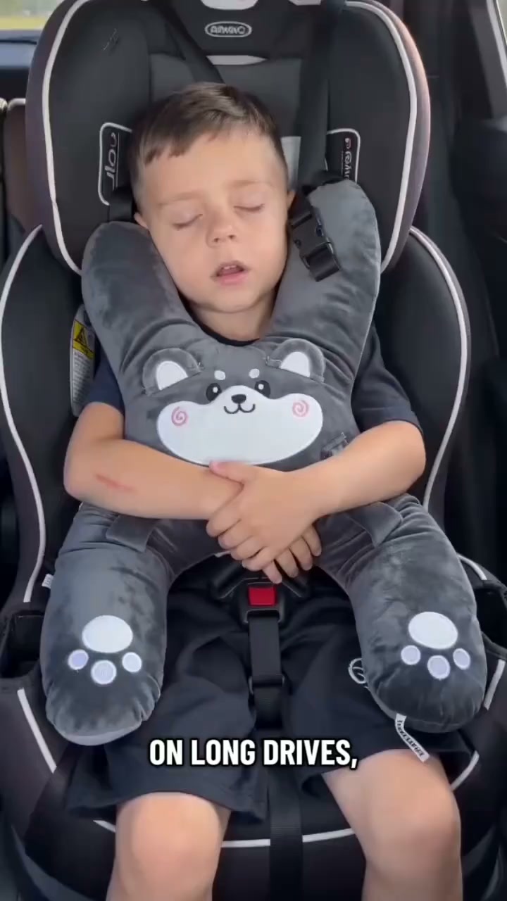 Kids Car Sleep Buddy – Full-Body Travel Pillow for Cozy Road-Trip Naps!