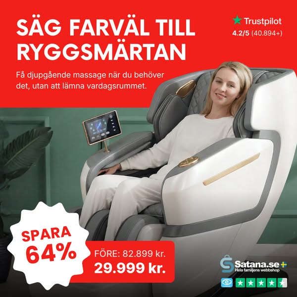 Använd den i 1 timme före läggdags för bästa sömn!